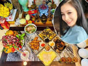 Bếp Eva - Làm dâu phố cổ, Diệu Hương nấu cỗ cúng đề huề, không ngờ chồng vừa nhìn chê ngay một câu...