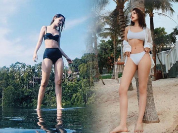 Cũng là bikini 2 mảnh, nhưng Chi Pu lại trở thành hai người hoàn toàn khác nhau