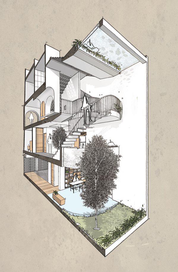 Kiến trúc sư Việt tự thiết kế nhà mình khiến báo tây cũng tấm tắc khen - 4