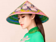 Sao Việt - Á hậu Thanh Trang đẹp kiêu sa với áo dài kêu gọi bảo vệ môi trường biển