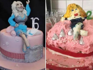 Cất công làm bánh sinh nhật tặng người yêu, nhận thành phẩm chàng chỉ biết há hốc mồm