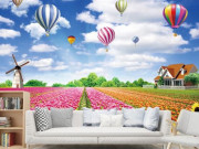 Nhà đẹp - Những mẫu tranh dán tường 3D đẹp người xem phải trầm trồ khen ngợi
