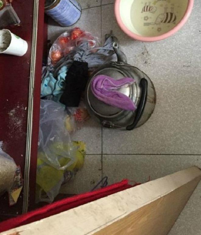 Rùng mình với căn phòng bừa bộn của cô gái đến nỗi nấm mọc thành cây trong chậu quần áo - 1