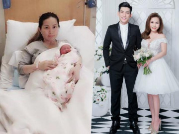 Vợ Bảo Duy buồn vì con gái mới sinh chưa được gặp bố, phải thức đêm chăm con một mình