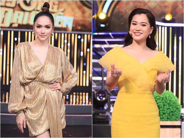 Đi ghi hình gameshow, Hương Giang đẹp như nữ thần, Lâm Vỹ Dạ cũng không kém Hoa hậu
