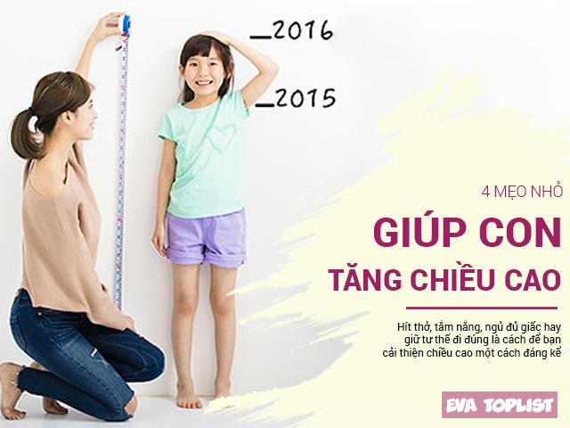 Mách nhỏ các mẹ mẹo giúp bé tăng chiều cao chuẩn không cần chỉnh