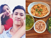Bếp Eva - Lê Thúy nấu cơm có màu lạ khiến ai cũng thắc mắc, hóa ra là do đổ thứ này vào