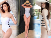 Làm đẹp - Đụng kiểu áo tắm hở bạo với Hà Hồ và Đỗ Mỹ Linh, Phương Khánh chẳng hề kém cạnh vì...