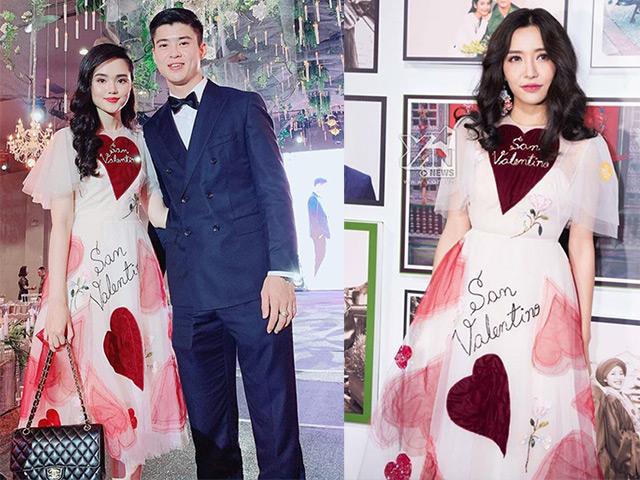 Bạn gái Duy Mạnh xinh như công chúa, vượt mặt Bích Phương khi đụng váy