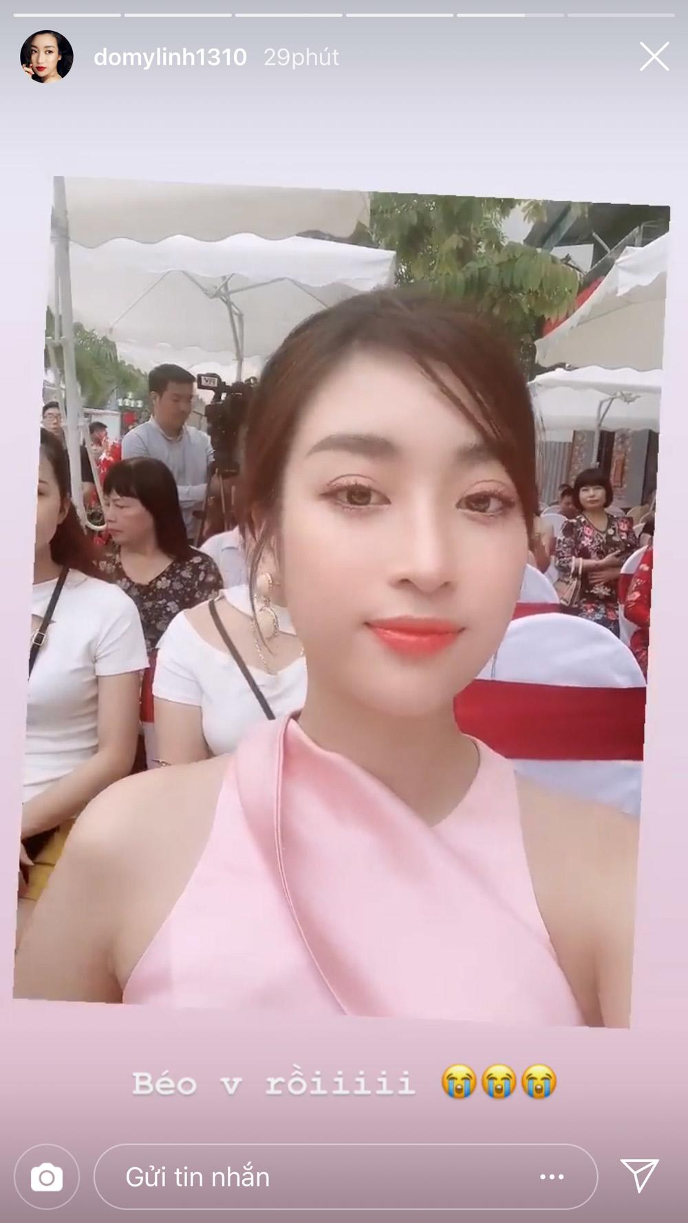 Đỗ Mỹ Linh than vãn amp;#34;béo quá rồiamp;#34; và cách khắc phục có một không hai của cô - 2