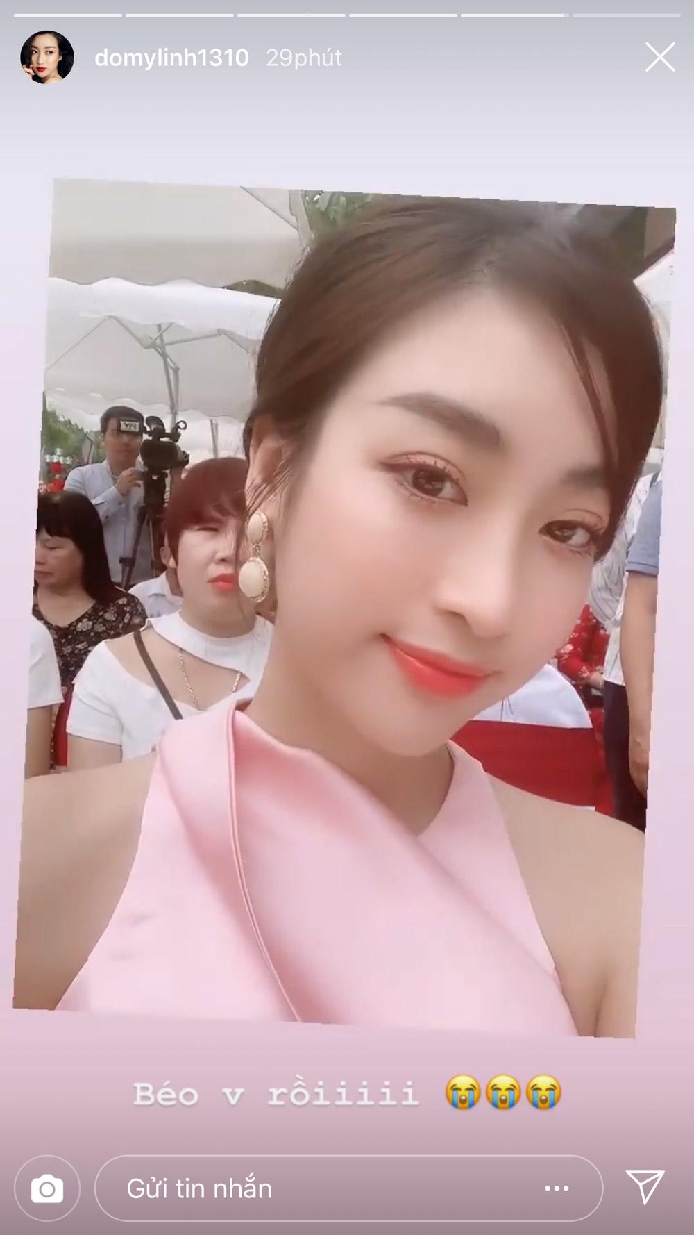 Đỗ Mỹ Linh than vãn amp;#34;béo quá rồiamp;#34; và cách khắc phục có một không hai của cô - 1