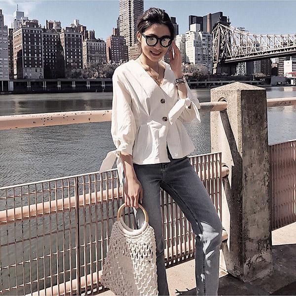 Gầy đi cả vài ký chỉ nhờ một chiếc áo, nàng công sở mà không sắm item này thì phí! - 3