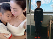 Làm mẹ - Ít khi lên sóng, con trai Lệ Quyên giờ đã cao lớn phổng phao, đẹp trai giống bố