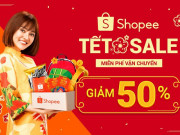 Xem ăn chơi - Cùng shopee chào Xuân Canh Tý rước lộc sale giảm 50%