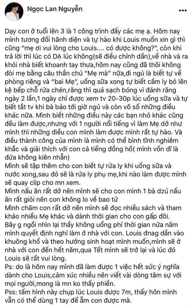 Sao Việt 24h: Ngọc Lan thừa nhận là bà mẹ dở, hãnh diện vì sự thay đổi của con trai - 1