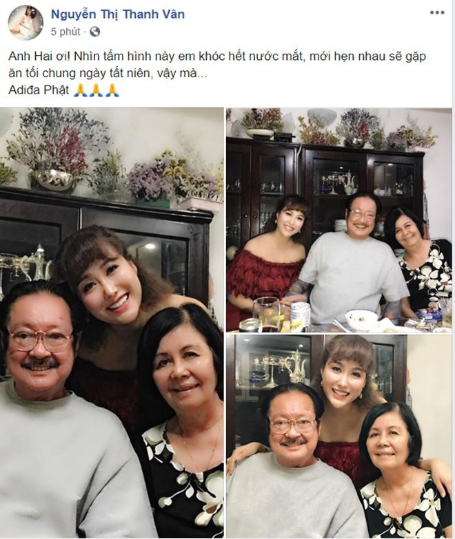 Ngô Thanh Vân bàng hoàng, Phi Thanh Vân khóc hết nước mắt khi nghệ sĩ Chánh Tín qua đời - 3