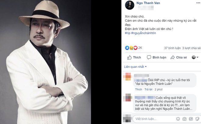 Ngô Thanh Vân bàng hoàng, Phi Thanh Vân khóc hết nước mắt khi nghệ sĩ Chánh Tín qua đời - 2