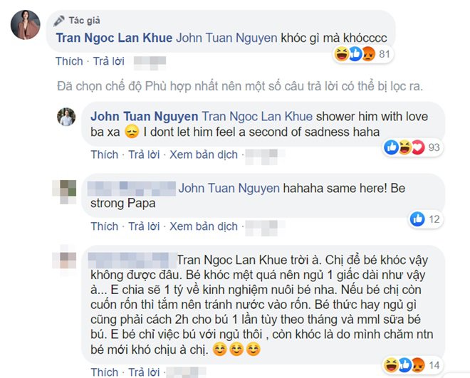 Chồng xót con trai đầu lòng, Lan Khuê mặc kệ để bé khóc đến mệt nhoài - 4