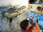 Tin tức - Cô giáo khoe tranh học trò vẽ, cư dân mạng ngỡ ngàng: Đúng là tài không đợi tuổi!