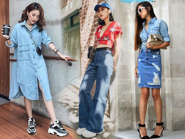 4 công thức phối đồ denim chuẩn xinh chị em đừng bỏ qua khi xuống phố tối mát mẻ