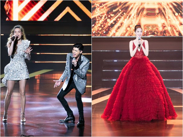 Hà Hồ - Noo Phước Thịnh da diết song ca, Ngọc Trinh lộng lẫy như công chúa trên sân khấu