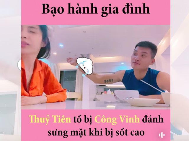 Thủy Tiên tố Công Vinh bạo hành gia đình, đánh sưng mặt khi vợ bị sốt cao