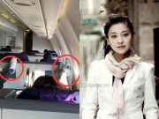 Giải trí - Đi máy bay gác chân lên ghế, người đẹp này bị mắng chửi là vô ý thức