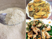 Bếp Eva - Trai đảm trổ tài làm bột rang muối cho các món gà/ếch/tôm rang muối ngon tuyệt