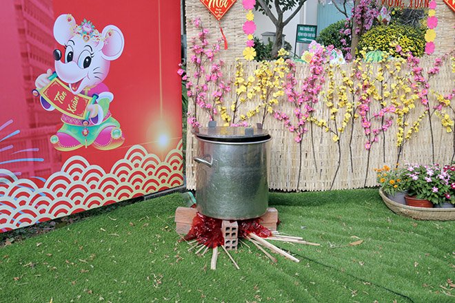 Đường hoa Tết đặc biệt trong bệnh viện ở SG: “Má ngồi đây, con chụp ảnh cho má nghen” - 4