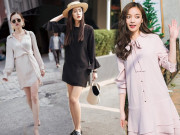 Thời trang - Không sơ mi, quần âu, đi làm dịp HN mát mẻ cứ diện váy liền thanh lịch là thừa xinh