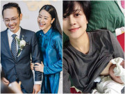 Làm mẹ - MC Phí Linh lần đầu khoe ảnh cho con bú, fan hào hứng nhắc lại điều bất ngờ này