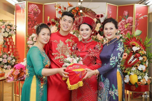 sau le an hoi hoang trang, quynh anh sung suong khoe da lua duoc duy manh - 1