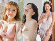 Làm đẹp - Chiều cao tuy khiêm tốn nhưng vòng 1, vòng 3 của người đẹp này lại chẳng khiêm tốn chút nào