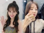 Làm đẹp - Vừa trang điểm vừa ăn nho, Hari Won vẫn có một diện mạo long lanh khó tả