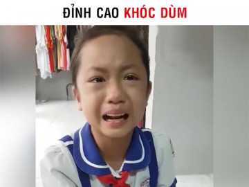 Cô bé gây bão mạng với màn khóc dùm của năm: Nghe lý lẽ vừa thấy tội, vừa buồn cười