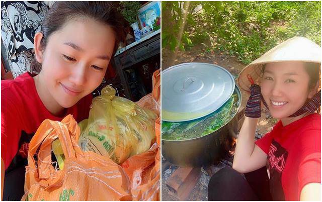 Hội bạn thân đẹp nhất Vbiz Nhã Phương, Diệu Nhi, Thuý Ngân bất ngờ đọ mặt mộc đầu năm - 10