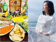 Giải trí - San "Hoa Hồng Trên Ngực Trái" khoe chồng giúp diện áo dài, ở Mỹ rưng rưng nhớ Tết quê