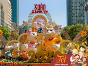 Xem ăn chơi - Dạo quanh các điểm check in Tết siêu đẹp: Hà Nội trầm lắng, Sài Gòn tưng bừng sắc xuân