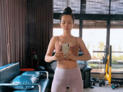 Bà bầu - Vợ là con đại gia miền Tây của Hoàng Bách: 2 tháng "nằm ổ" dáng đẹp như không