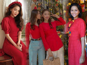 Thời trang - Diện áo dài duyên dáng hay đầm váy điệu đà, dàn mỹ nhân Việt cũng nhuộm thắm trời Xuân