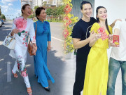 Thời trang - Học hỏi cặp đôi Thanh Hằng Hồ Ngọc Hà lên đồ chơi tết đơn giản mà siêu sang