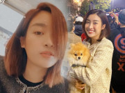 Làm đẹp - Có ai như Đỗ Mỹ Linh không, đợi tiệm Salon mở cửa chỉ để tút lại mái tóc sau Tết