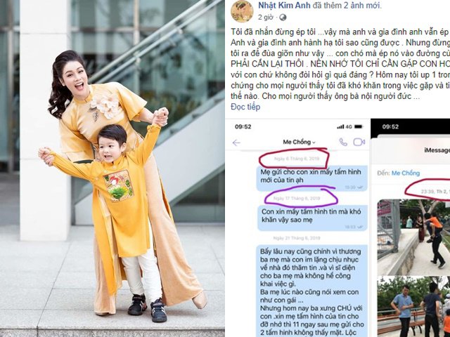 Van xin gặp con vì chồng cũ mất liên lạc, Nhật Kim Anh tiếp tục chỉ trích bố mẹ chồng