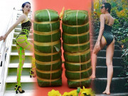 Thời trang - Diện lại bikini cũ, nhưng lần này Bảo Anh may mắn không bị biến thành "đòn bánh tét"