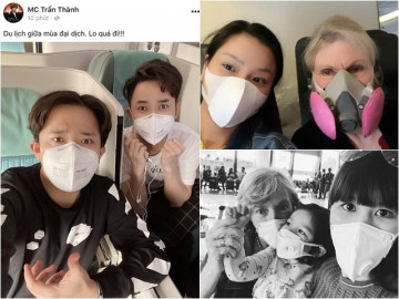 Sao Việt 24h: Dàn sao bịt kín mít vì sợ virus Corona, chưa bằng mẹ chồng Hà Anh, Phương Vy