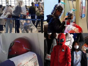 Clip Eva - Ra đường mùa dịch bệnh corona, người dân Trung Quốc sáng tạo 101 kiểu "phòng bị tận răng"