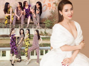 Thời trang - Từ bỏ hình tượng sang chảnh, Nhã Phương mặc đồ bộ hoa hoè hoá "gái quê" cùng chị em