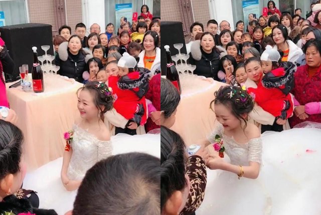 Cô dâu cao 1m3, mặt trẻ măng như thiếu niên, nhìn sang chú rể lại càng bất ngờ - 3