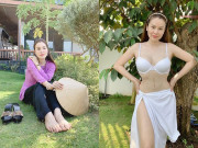 Bà bầu - Hoa hậu Trà Vinh đeo nhẫn 21 tỷ hơn cả Hà Hồ, đẻ 3 con eo thon nõn nà