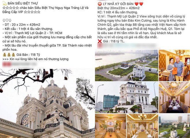 Lý Nhã Kỳ lên tiếng khi biệt thự 118 tỷ đồng to như lâu đài bị rao bán trên Facebook - 1